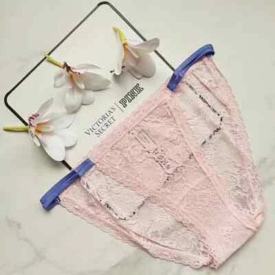 Victoria's Secret The Lacie Paisley Encaje Bikini Panty Bonita Flor Talla S/M Foto 1 de 4