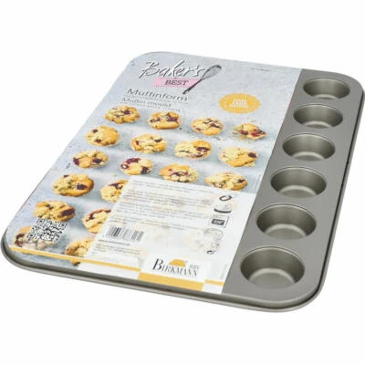 Birkmann Bakers Best Mini-Muffinform für 24 Stück Backform Backblech 38.5 x 26cm - Bild 1 von 2