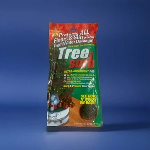 Alfombra para árbol de Navidad Tree Sorb 36 pulgadas protege los pisos de daños sellada - Imagen 1 de 2