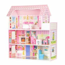 EcoToys Puppenhaus Puppenvilla aus Holz Kinder Doll Haouse Wood Toy Kids.