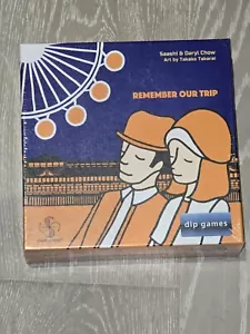 Remember Our Trip Board Game - Saashi & Saashi 2-4 Players - New Sealed In Stock - Picture 1 of 2