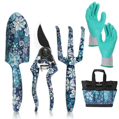 WORKPRO 5PC Garden Tool Set Garden Hand Tool Heavy Duty Gardening Tool Set w/Bag - Image 1 of 4
