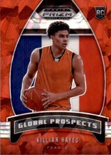 2020-21 Prizm Draft Global Prospects Red Ice Killian Hayes RC France #96