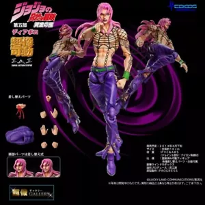 JOJO Bizarre Adventure Golden Wind Diavolo Super Action Statua Figura Regalo in Scatola - Foto 1 di 5