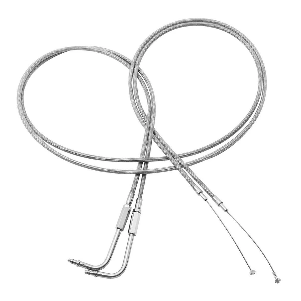140cm Throttle Cable Fit For Harley Softail FXST Dyna FXD 1996-2010  - image 1 of 4