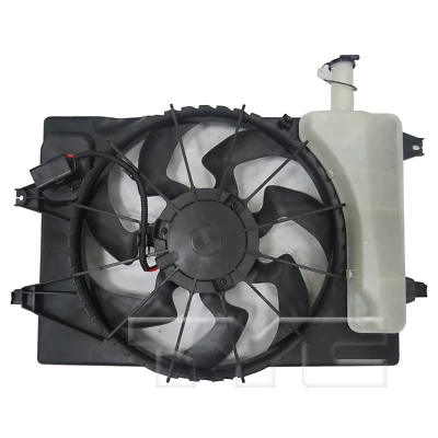 TYC 624910 Dual Rad& Cond Fan Assy for Hyundai Elantra 1.6/2.0L 2021-2022 Model - Image 1 of 4