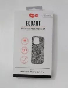 Tech 21 ECOART Case for iPhone 13 pro - Leaves op - Photo 1 sur 1