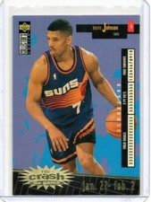 1996-97 Collector's Choice Crash the Game Scoring Card Gold #C21B Kevin Johnson