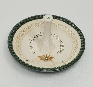 Grasslands Road "Love~ Loyalty~ Friendship" Celtic Claddagh Ring Holder - Picture 1 of 4