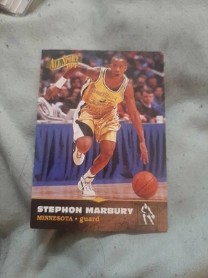 1996 All Sport PPF Plus Stephon Marbury Rookie #9 (RC) - Image 1 of 2