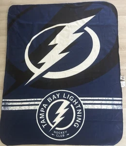 Tampa Bay Lightning Fleece Throw 50 x 60 - Picture 1 of 5