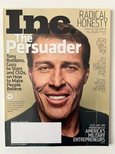 TONY ROBBINS * THE PERSUADER October 2016 INC. MAGAZINE Military Entrepreneurs - Imagen 1 de 6