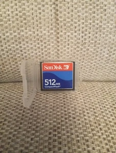 SanDisk CompactFlash 512MB Memory Card - Picture 1 of 2