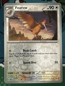 Fearow Reverse Holo 022/165 Pokémon Sv: Scarlet & Violet 151 *PACKFRISCH* - Bild 1 von 2
