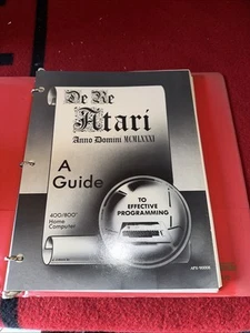 DE RE Atari Programming Giude 800/XL/XE Software Developer Manual - Picture 1 of 10