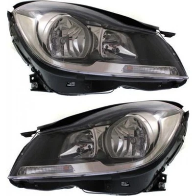 For Mercedes-Benz C63 AMG Headlight 2012-2015 Pair DOT MB2502186 | MB2503186 - Изображение 1 из 3