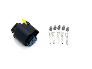 5 Polig Bosch Trapezstecker Temperatur / Druck Liquid Connector F 02U B00 751-01 - Bild 1 von 2