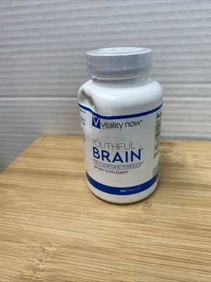 Vitality Now Youthful Brain The Clear Mind Formula 60 Tablets - New! Exp 8/2026 - Image 1 of 4