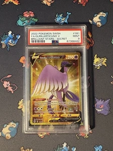 Pokémon Cards Articuno V 181/172 Gold Full Art Brilliant Stars - PSA 9 MINT - Picture 1 of 3