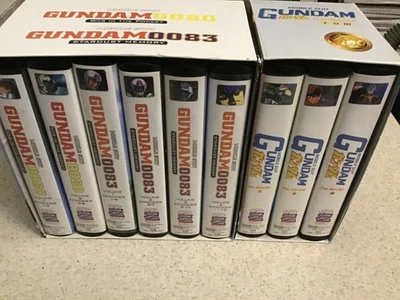 Gundam 0080  0083 Box Set (VHS, 1998, 6-Tape Set, Subtitled)-mobil suit movies - Image 1 of 4