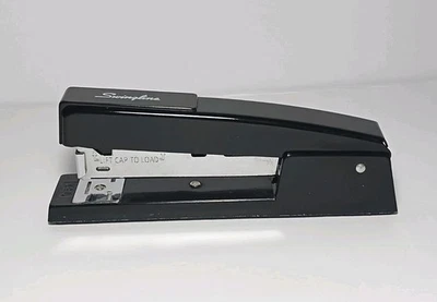 Grapadora de escritorio Swingline 747 vintage sujetador de metal negro Foto 1 de 4