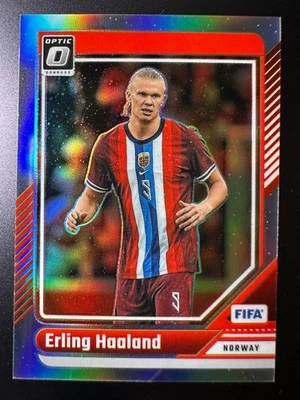 Panini Donruss FIFA Soccer Optic Silver Prizm 2024-25 - Erling Haaland #96 No.1 - Imagem 1 de 2