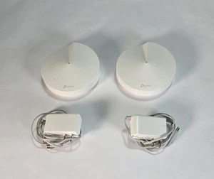 TP-Link Deco M5 Mesh WiFi AC1300 wireless router extender 2 power Adapter bundle - Picture 1 of 6