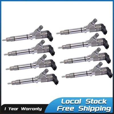 Inyectores de combustible diésel 8 piezas 0445120042 FJ962 PFI-521 para Chevrolet GMC Hummer 6,6 Foto 1 de 4