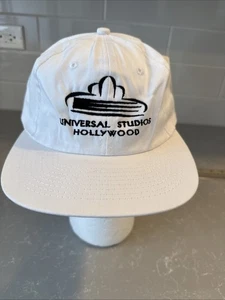 VTG NOS Universal Studios Hollywood White Marque Snapback Hat Cap Souvenir 80’s - Picture 1 of 10