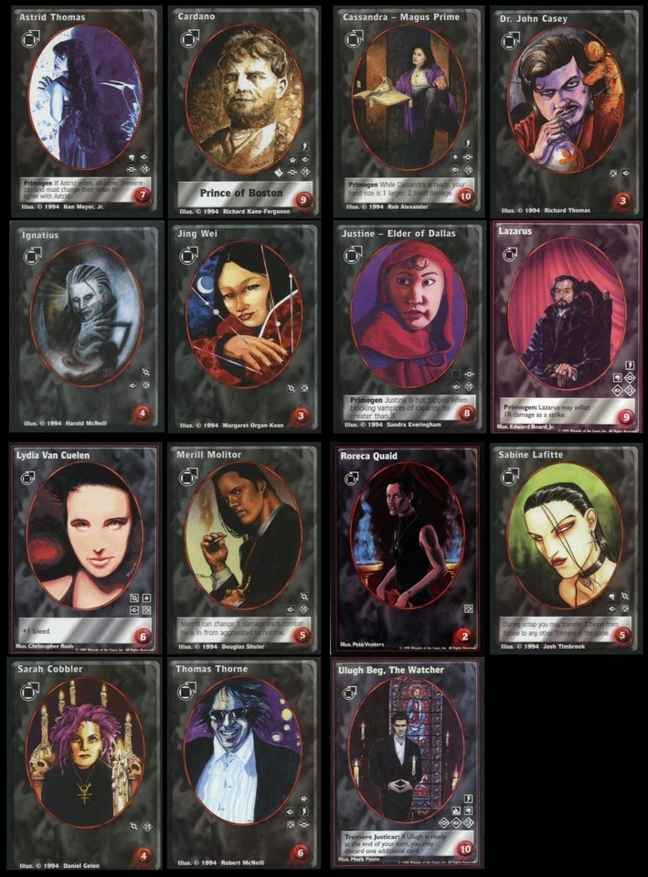 Tremere Complete Jyhad Crypt G1 Vampires V:TES VTES Vampire CCG - Image 1 of 1