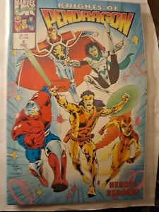 Knights of Pendragon #6 : Dec 1992 : Rare Marvel Comics Uk + Iron Man Nm - Foto 1 di 4