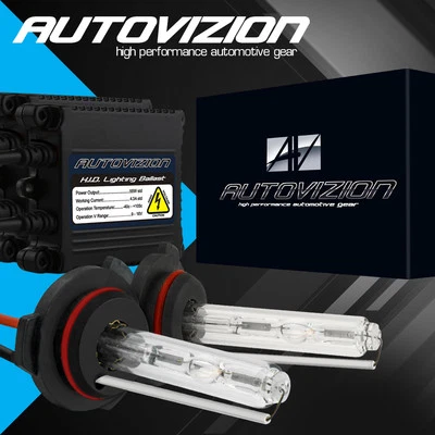 AUTOVIZION H1/H3/H4/HB2/H7/9005/9006/HB4 Xenon Light HID Kit Slim Ballasts 55W - Image 1 of 4