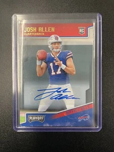 2018 Josh Allen Panini Playoff Rookie Autograph, Auto, #205 - Picture 1 of 2