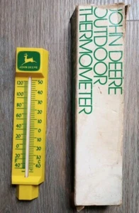 Vintage John Deere Outdoor Thermometer USA 7" - Picture 1 of 4