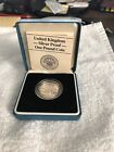Silver Proof £1 One Pound Coins  1984 With Original Box And Coa