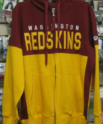  NFL REDSKINS G-III РУКИ ВЫСОТЫ ПОЛНЫЙ МОЛНИИ ТОЛСТОВКА С КАПЮШОНОМ L LG БОЛЬШОЙ НОВЫЙ  - Изображение 1 из 3