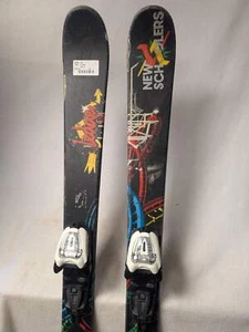 Ledger New Schoolers Skis Marker 4.5 Bindings Size 128 Cm Black Condition Used - Picture 1 of 13