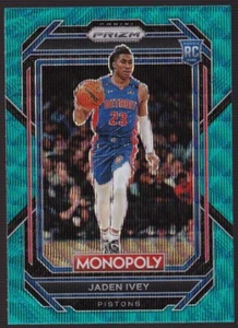 Panini Prizm Monopoly Teal Wave Prizm RC 2022-23 Jaden Ivey #26 - Imagen 1 de 2