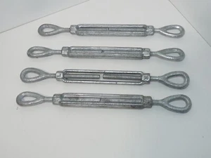 4X Drop Forged Hot Dip Galvanized Turnbuckle - Eye & Eye - 5/16" x 4-1/2" - Picture 1 of 1