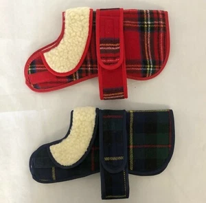 HIGHLAND JACKET WARM & COSY FUR LINED TARTAN DOG COAT - MADE IN THE UK - Picture 1 of 15