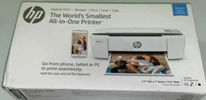 New HP Deskjet 3752/3755/3772 Printer-All in One-Wireless-Print+Free HP 65 INK - Picture 1 of 1