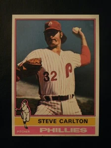 1976 Topps Baseball Card #355 Steve Carlton (NM) - Picture 1 of 2
