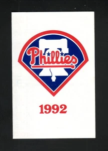 Philadelphia Phillies--1992 Pocket Schedule--CoreStates - Bild 1 von 2