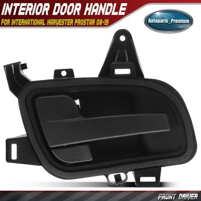 Front LH Texture Black Interior Door Handle for International Harvester ProStar - Image 1 of 4
