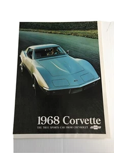 1968 ORIGINAL CORVETTE VETTE STING RAY DEALER BROCHURE PROSPEKT 68 CHEVROLET - Picture 1 of 4