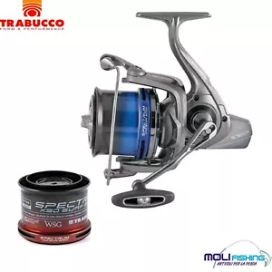 MULINELLO PESCA SURFCASTING TRABUCCO SPECTRUM XSD SURF 8000 DUE BOBINE ALLUMINIO - Imagen 1 de 8