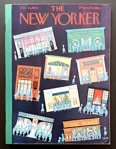 New Yorker December 15 1962 O'Hara's "The Public Dorothy" Gordimer Full copy VG+ - Picture 1 of 10