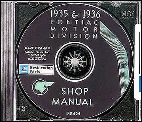 Manuale Di Riparazione Pontiac 1935 1936 Su CD-ROM - Immagine 1 di 1