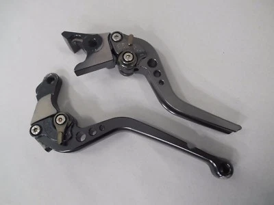 08 Hyosung Comet GT650 可调节市场后把手制动夹-损坏 — 第 1/4 张图片