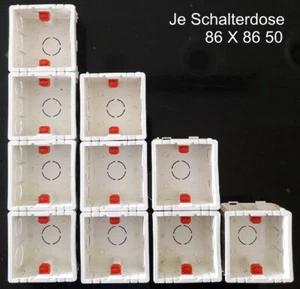Unterputz-Schalterdose Einbaudose viereckig CX-A01 - Bild 1 von 5